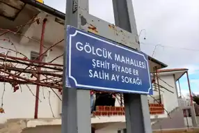 Şehit Er Salih Ay'ın İsmi Sokağa Verildi