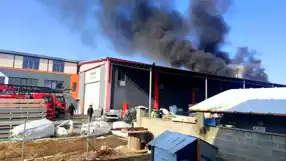 Erzincan OSB'deki Alüminyum Fabrikasında Yangın!