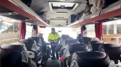 Erzincan'da Emniyet Kemeri Bilgilendirmesi