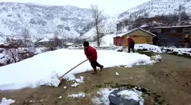 Erzincan Köylerinde Kış Hazırlıkları Tam Gaz