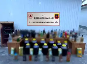 Erzincan'da Kaçak Alkol Baskını: 5 Gözaltı