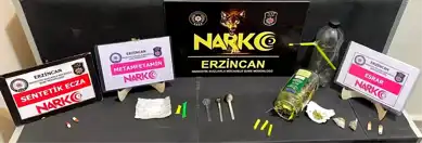 Erzincan'da 4 Uyuşturucu Şüphelisi Gözaltında