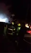 Köyde Odunluk Yangını Sönmüştür