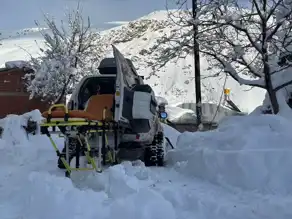 Paletli Ambulansla Hayatı Kurtarıldı!