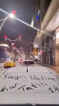 Erzincan Öğrencileri Vali'den Kar Tatili İstedi!
