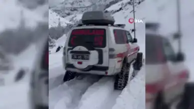 Kar Kıyametinde Yaşlı Hastaya Ulaşmak