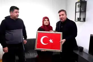 Vali Aydoğdu, Şehit Ailesini ve Hastayı Ziyaret Etti
