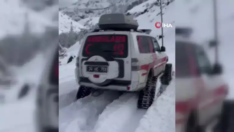 Kar Kıyametinde Yaşlı Hastaya Ulaşmak